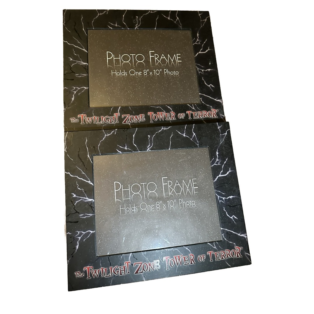 Lot Of 2 Disney The Twilight Zone Tower of Terror Picture Photo Frame Lightning